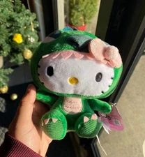 Sanrio Hello Kitty Dinosaur Costume Toy Plush 6"
