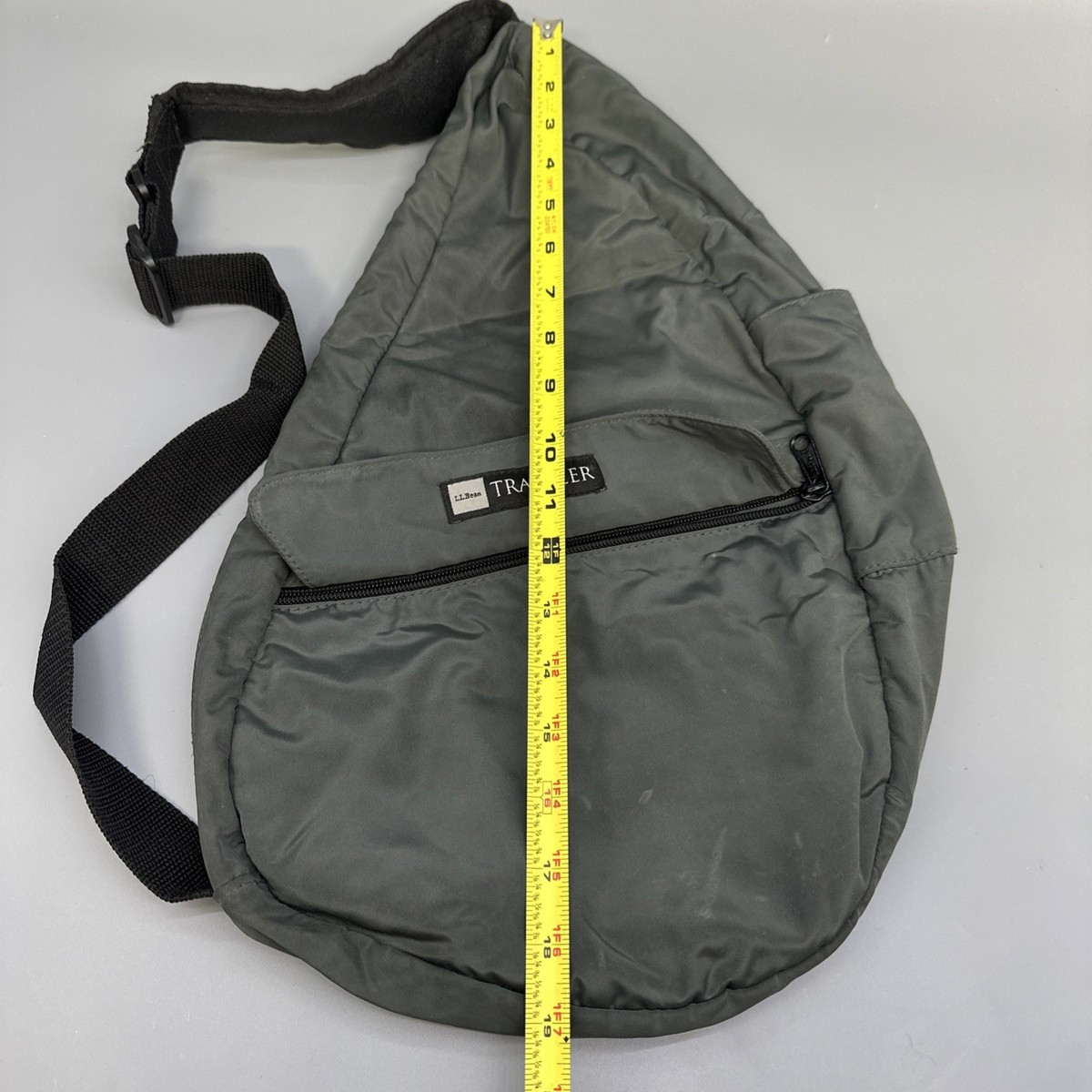 LL Bean AmeriBag Healthy Backpack Black Sling 1 Shoulder  display picture 3