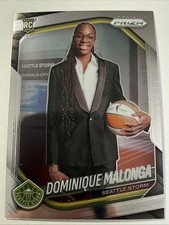2025 Panini WNBA Dominique Malonga Rookie Silver Seattle Storm Variation
