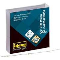 Idena 50Er Micro Led Lichterkette Silber 5,2 M, 1 St.