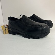 Nautilus N1631 Women  s Slip-On Steel Toe Work Shoes   6 Wide, Black