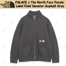 PALACE x The North Face Purple Label Field Sweater Asphalt Gray
