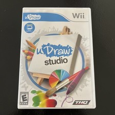 uDraw Studio Wii Game Case Disc Manual THQ