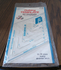 EZ Quilting Template 60 Degree Diamond New In Package