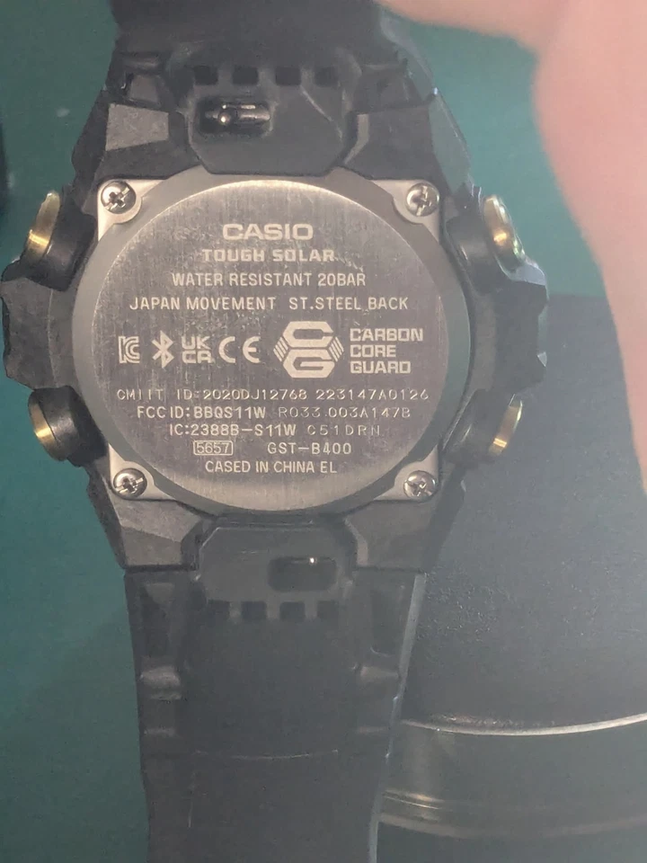 Casio G-Shock G-Steel GST-400 Series Watch GSTB400GB1A9 - Image 3 of 4