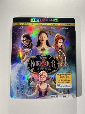 Disney THE NUTCRACKER AND THE FOUR REALMS 4k Ultra HD Blu-Ray Digital SEALED