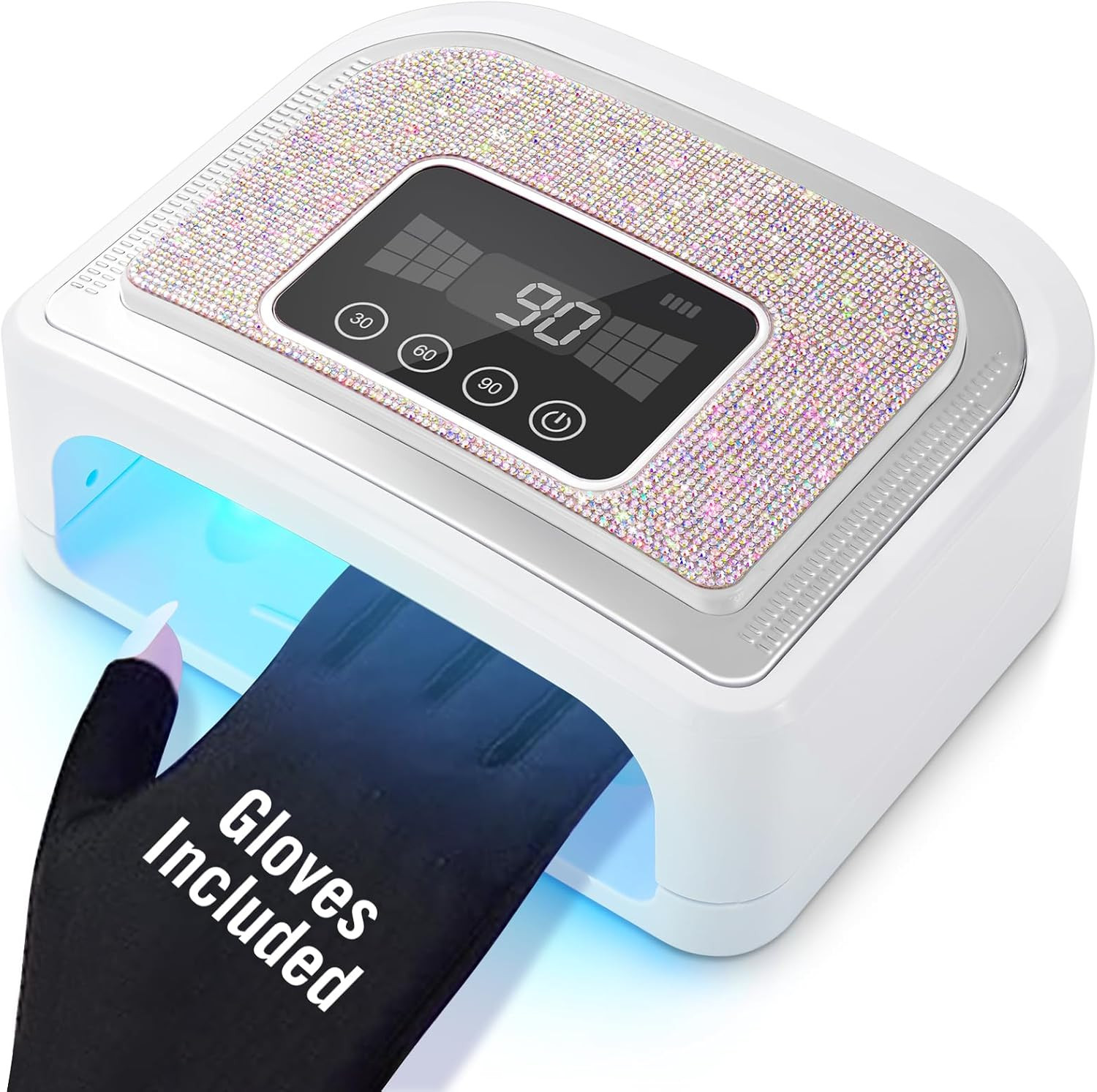 Fornetto Unghie UV LED Senza Fili Ricaricabile con 4 Timer Timer