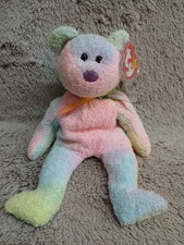 ty Beanie Babies "Groovy" Bear Bean Plush Toy 1999