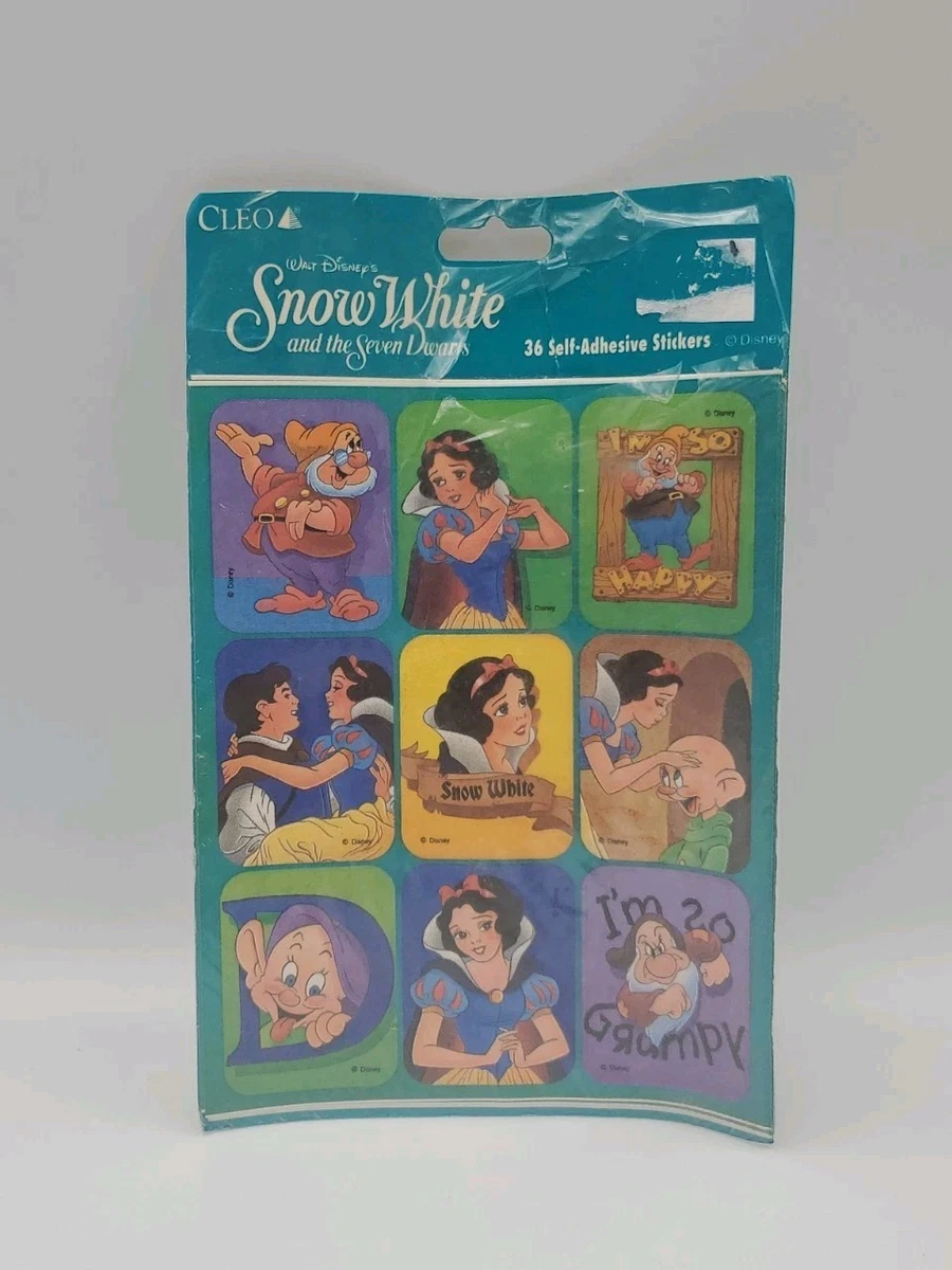 Pegatinas vintage de Blancanieves de Disney
