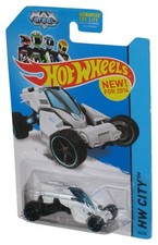 Hot Wheels HW City (2014) Max Steel Turbo Racer White Toy Car 86/250
