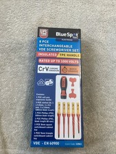 Bluespot 8 Pce Interchangeable VDE Screwdriver Set