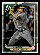 Zack Gelof 2024 Bowman #14 Oakland Athletics ROOKIE RC *025