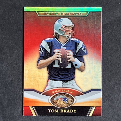 Tom Brady [Red Refractor] #70 2011 Topps Platinum card