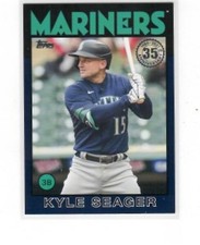 2021 Update 1986 Topps Baseball 35th Anniversary Blue #86B-25 Kyle Seag ID:59995