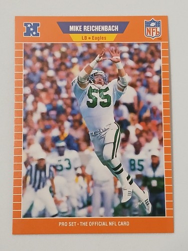 Mike Reichenbach Philadelphia Eagles 1989 Pro Set Card #320 | eBay