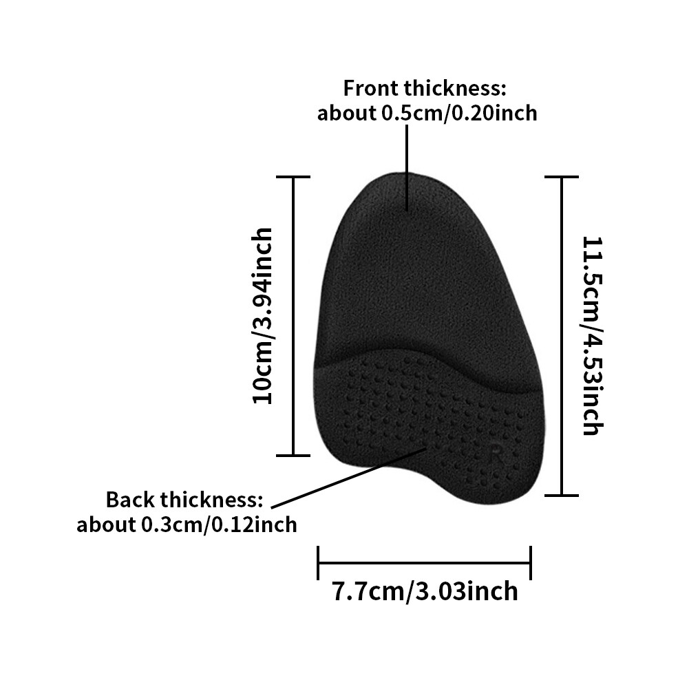 3pairs Shockproof Ball Of Foot Metatarsal Pad High Heels For Women Self