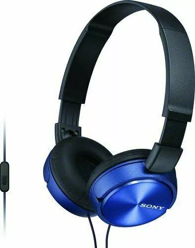 Sony ZX MDRZX310AP L Series Headband Stereo Headset Blue