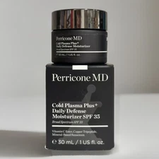 Perricone MD Cold Plasma Plus+ Daily Defense Moisturizer SPF 35- 1 oz Ex 12/25