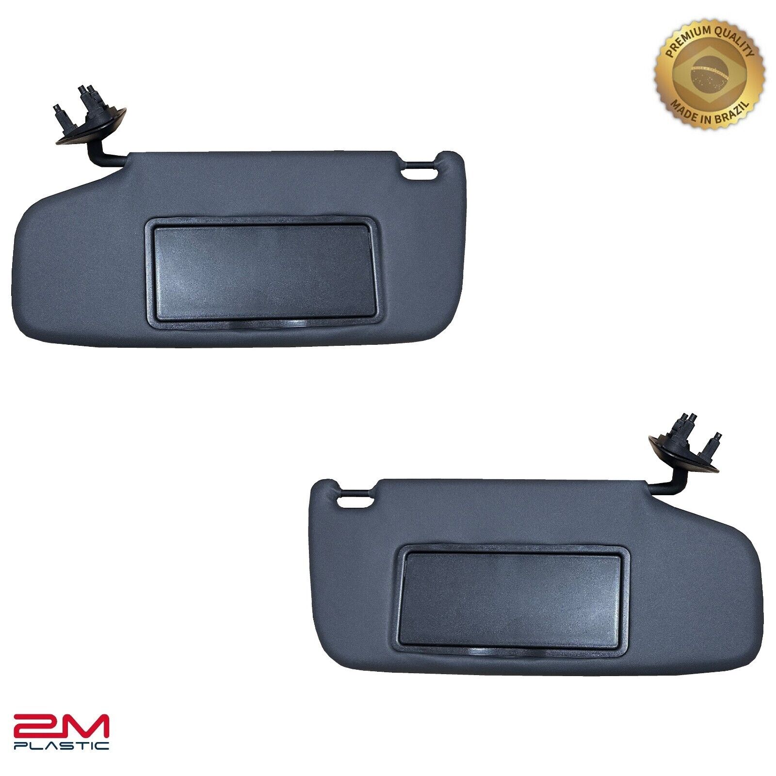 Sun Visor For Chevy Blazer S10 1995-2005 Set Pair OE Quality Without Light Black