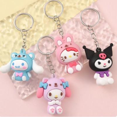 Sanrio Hello Kitty Y2K Anhänger Kuromi Cinnamoroll Melody Keychain