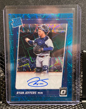 Ryan Jeffers 2021 Optic Rated Rookie Teal Velocity Auto #9/35 - Twins