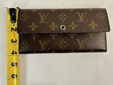 Louis Vuitton Porte Monnaie Monogram Pochette Credit Long Wallet (M61725)