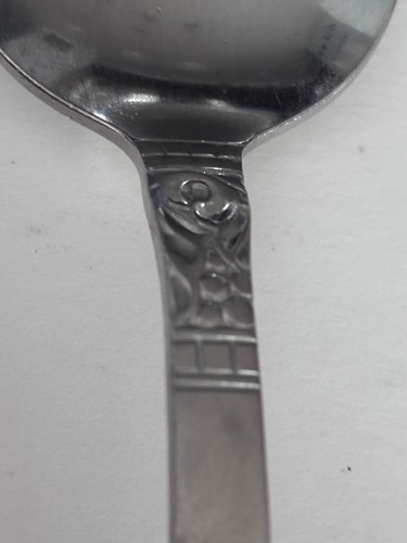 4 Soup Spoons Rogers Premier Stainless Silverware Northland 7" - Picture 3 of 5