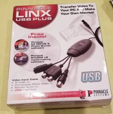 Pinnacle LINX USB Plus Video Transfer Capture Editing System Hardware  Software