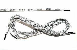 white nike laces