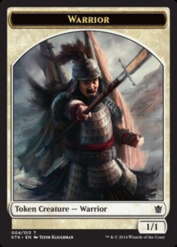 Warrior Token (Pike) ~ Near Mint Khans of Tarkir MTG Magic UltimateMTG White Car - Picture 1 of 1