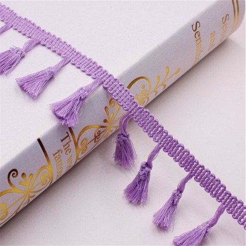 1Yard Polyester Cotton Fringe Lace Colorful Garment Sewing Tassel Trimming - Picture 19 of 22