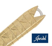 Speidel Bracelet Watch Band Vintage Ladies 10k Gold Gf Hook End C Ring Speidel Bracelet Watch Band Vintage Ladies 10k Gold Gf Hook End C Ring