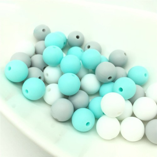 Round Shaped Silicone Beads Lanyard Keyring Keychain Making Jewelry Accessories - Picture 9 of 24