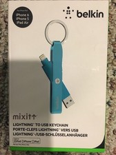 Belkin Lightning to USB Key Chain - Blue