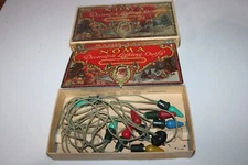 Vintage Set Of NOMA Decorative Lighting Outfit 1932 Mazda Lamps original Box
