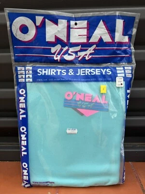 Motocross Jersey O'Neal Racing USA Vintage 80 90 Supercross Sealed In Package L - Imagen 1 de 4