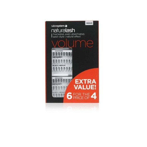 Naturalash Extra Value SHORT or MEDIUM 6 for 4 Individual Lashes - Free P&P - Picture 2 of 4