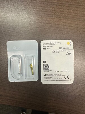 Nobel Biocare Conical RP 3.6X14mm Open Tray Impression Coping (REF 36262)