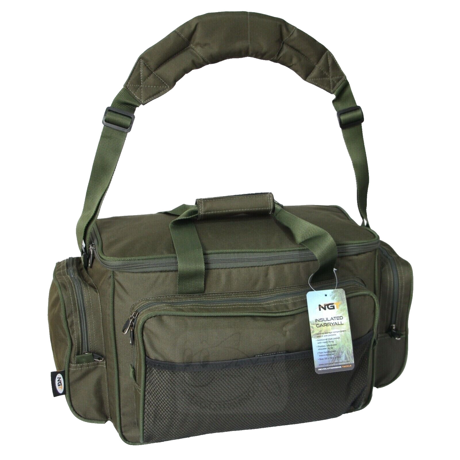 NGT Insulated 4 Compartment Carryall Carp Fishing Luggage NEW - FLA-CARRYALL-709 - Image 3