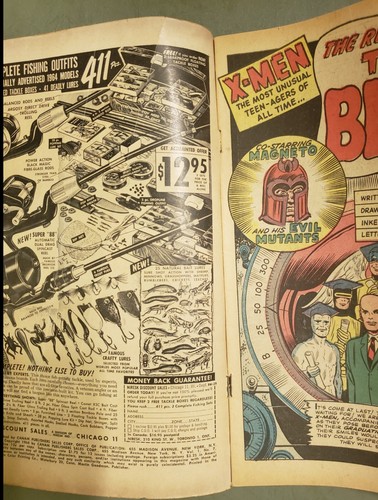Marvel X-Men 7 1964 Brotherhood Evil Mutants Appearance 2nd The Blob 1st Cerebro - Picture 2 of 9