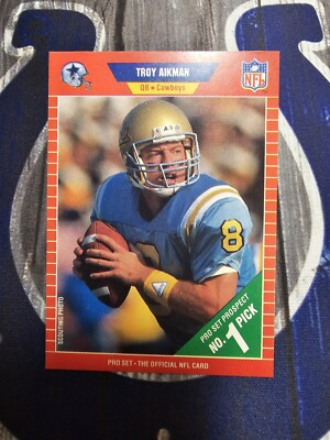 #ad 1989 Troy Aikman Rookie Pro Set $1.99