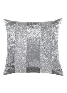 silver sparkle cushions