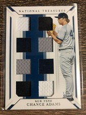 Chance Adams 2019 National Treasures Game Gear Material Eights #51/99