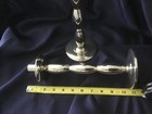 MODERN SILVER PLATED 11” CANDLESTICKS set of 2 NEVER USED! EXCELLENT!! — photo 4