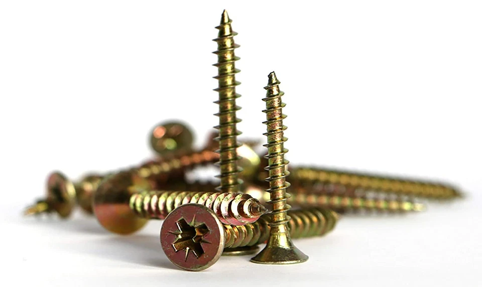 LILY POD Multi Purpose Zinc Wood Screws Pozi 3MM X 13MM - 6MM X 120MM No 4 6 8 10 12 UK
