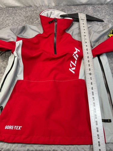 Klim PowerXross Pullover Jacket Mens Large Gore-Tex Red White Gray Unworn - Bild 10 von 19