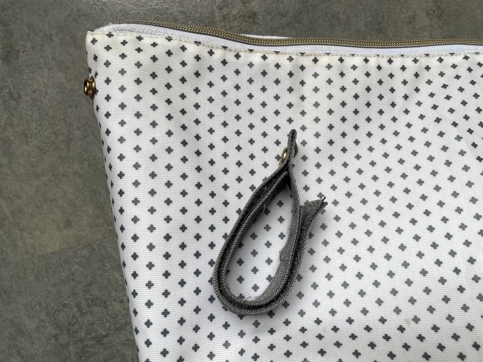 Sac de poussette. Maman Poule. Blanc et gris. Neuf. - Photo 4/4