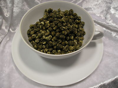  ( GP:14,00 /kg) 250g Jasminperlen White Jasminpearls Zhen Zhu  Tea Drachenaugen