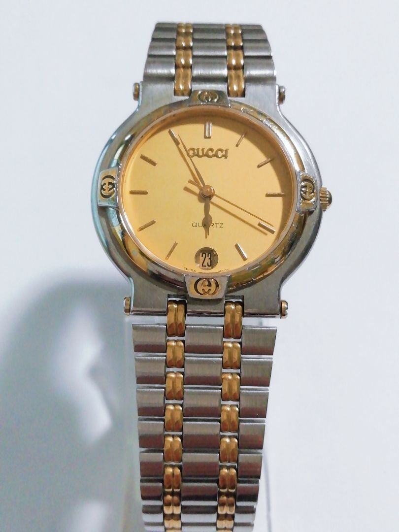 Gucci 9000M Analog Quartz Men Overhauled Watch Working Gucci 9000M Analog Quartz Men Overhauled Watch Working
