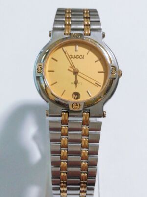 Gucci 9000M Analog Quartz Men Overhauled Watch Working